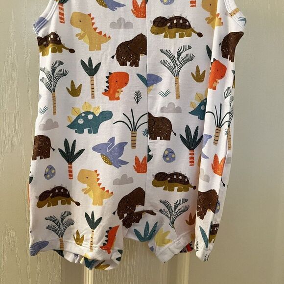 Angel Dear Cute Dino Dinosaur Shortie Romper Bamboo Boys Size 3-6 Months NWT - Picture 11 of 11